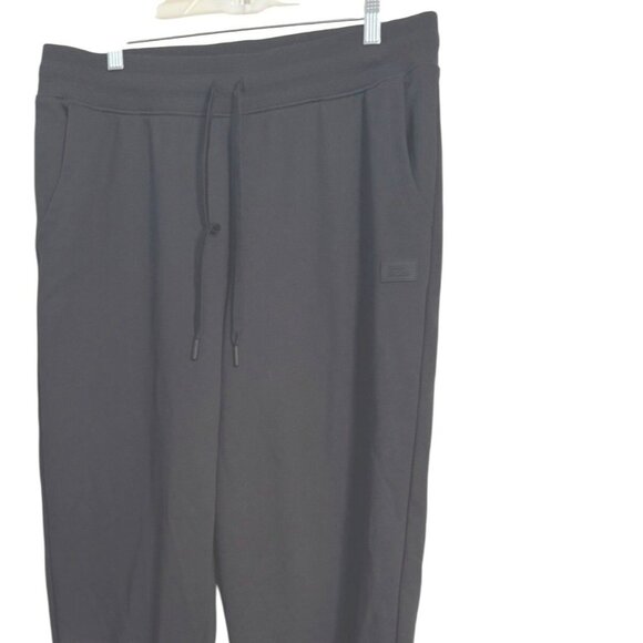 Love & Sports Recycled Polyester Joggers Black Soot Size L - Picture 1 of 8